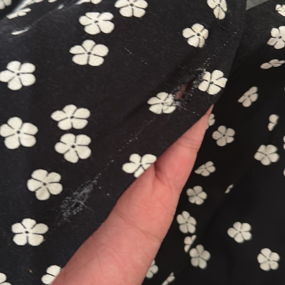 Reformation France Jumpsuit Navy Blue Floral 0 - Picture 6 of 6